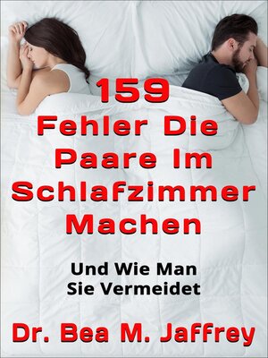 159 Fehler Die Paare Im Schlafzimmer Machen - ebook